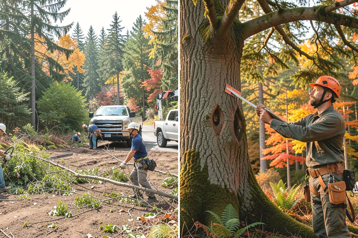 Emergency Tree Stabilization in La Conner, Skagit County, WA - Assess structural defects and load paths