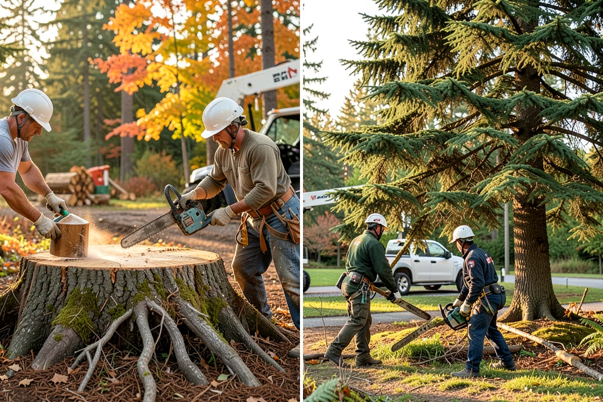 Emergency Tree Stabilization in Lake Forest Park, King County, WA - Assess structural defects and load paths