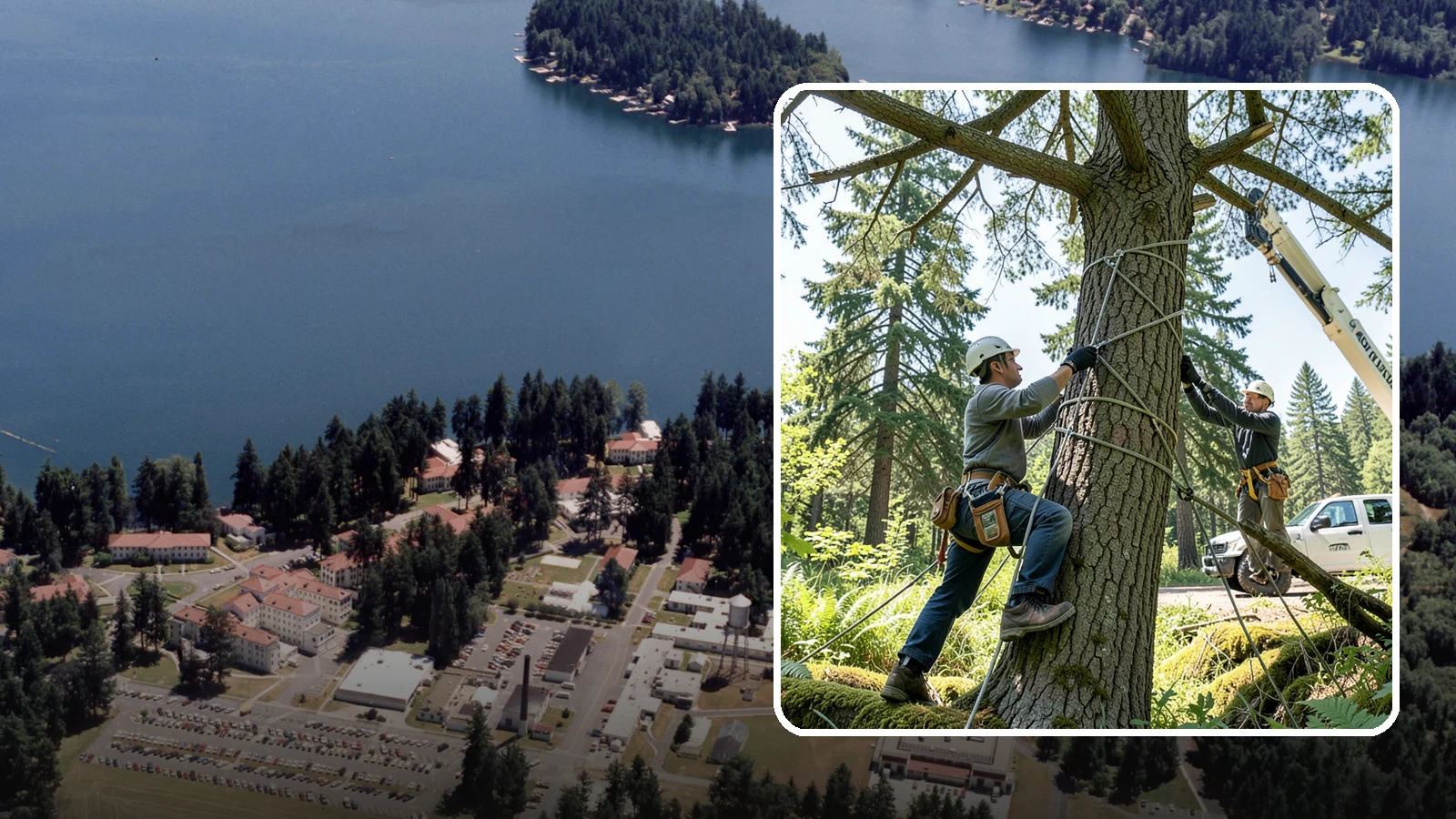 Emergency Tree Stabilization in Lakewood, Pierce County, WA - The urgent, temporary stabilization of a compromised or partially failed tree.