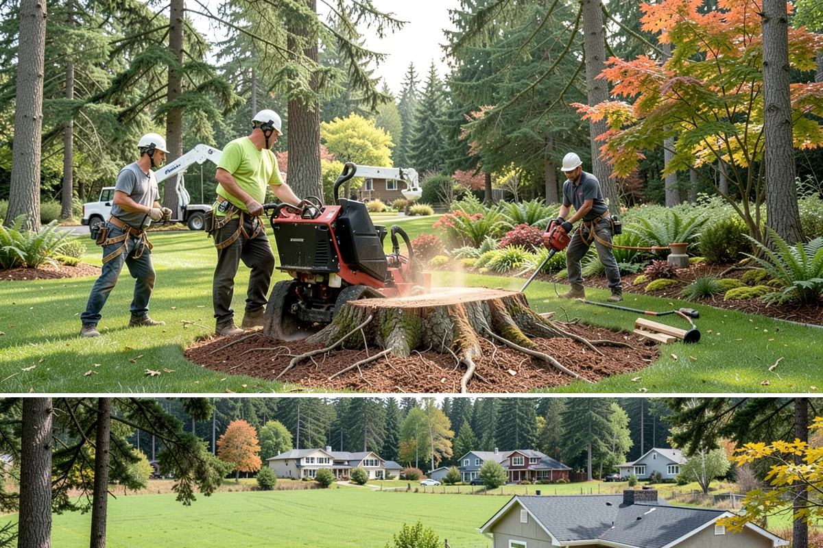 Emergency Tree Stabilization in Lyman, Skagit County, WA - This urgent safety measure can be performed year-round in Puget Sound weather whenever a tree faces immediate risk of failure.