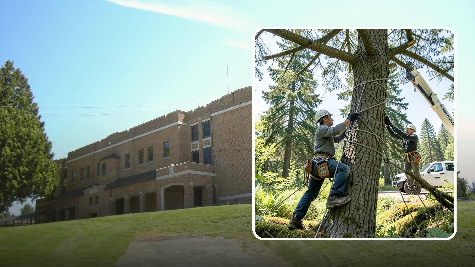 Emergency Tree Stabilization in Maple Valley, King County, WA - The urgent, temporary stabilization of a compromised or partially failed tree.