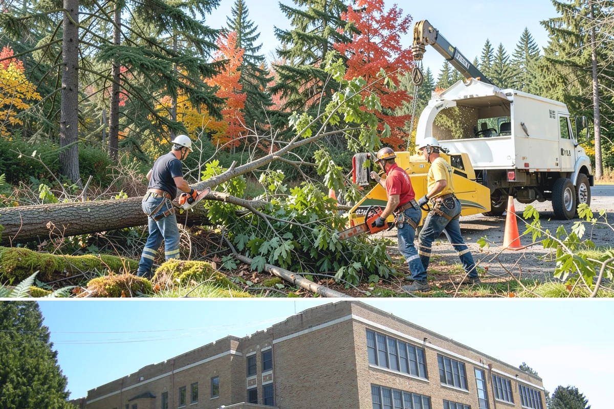 Emergency Tree Stabilization in Maple Valley, King County, WA - This urgent safety measure can be performed year-round in Puget Sound weather whenever a tree faces immediate risk of failure.