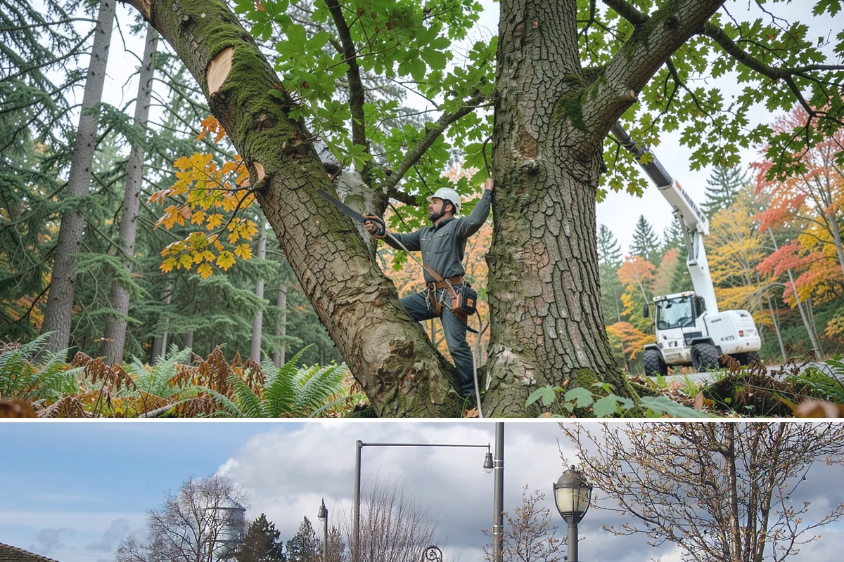Emergency Tree Stabilization in Marysville, Snohomish County, WA - This urgent safety measure can be performed year-round in Puget Sound weather whenever a tree faces immediate risk of failure.