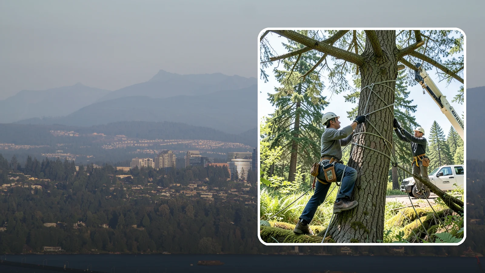 Emergency Tree Stabilization in Medina, King County, WA - The urgent, temporary stabilization of a compromised or partially failed tree.