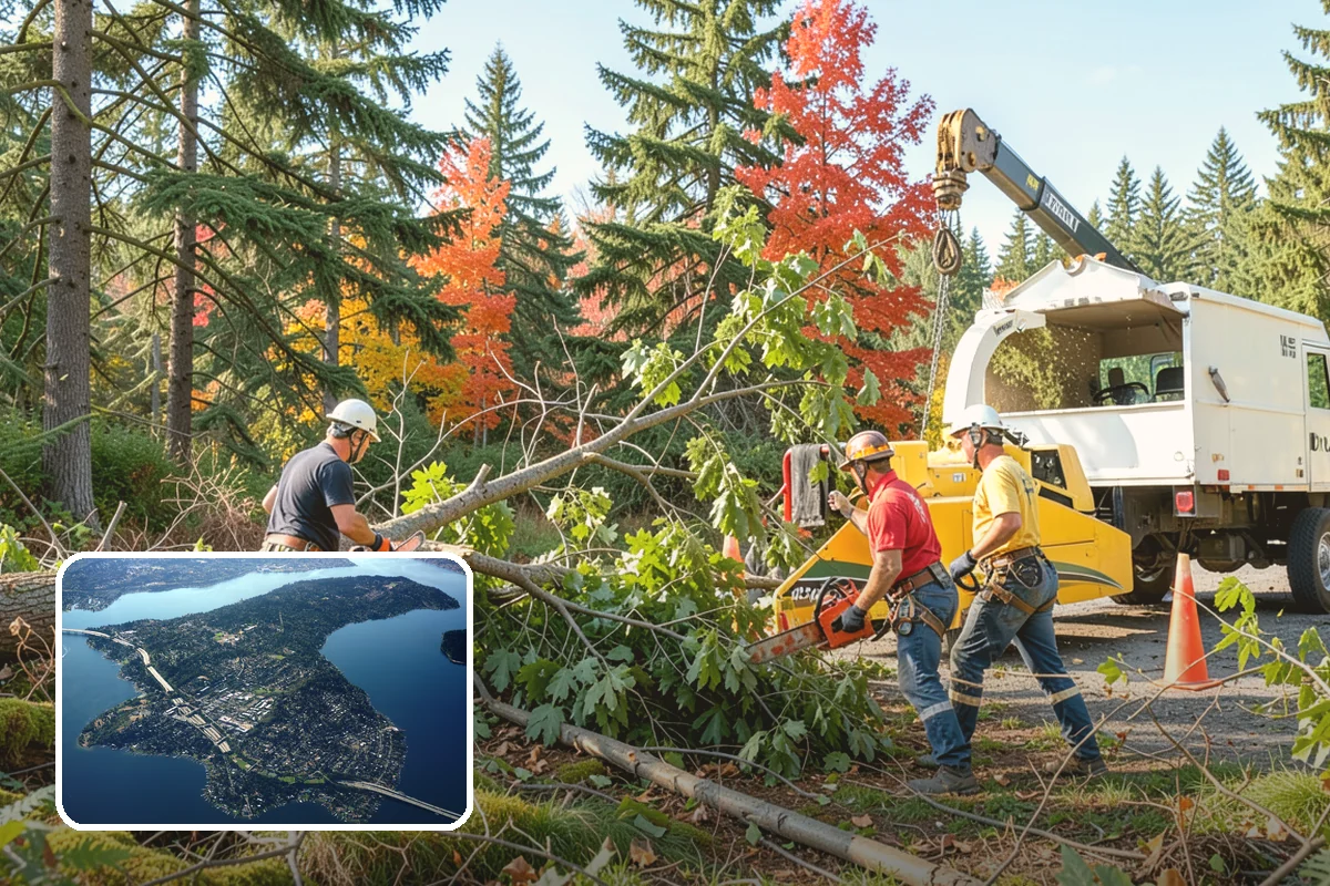Emergency Tree Stabilization in Mercer Island, King County, WA - Reduces the risk of limb or stem failure