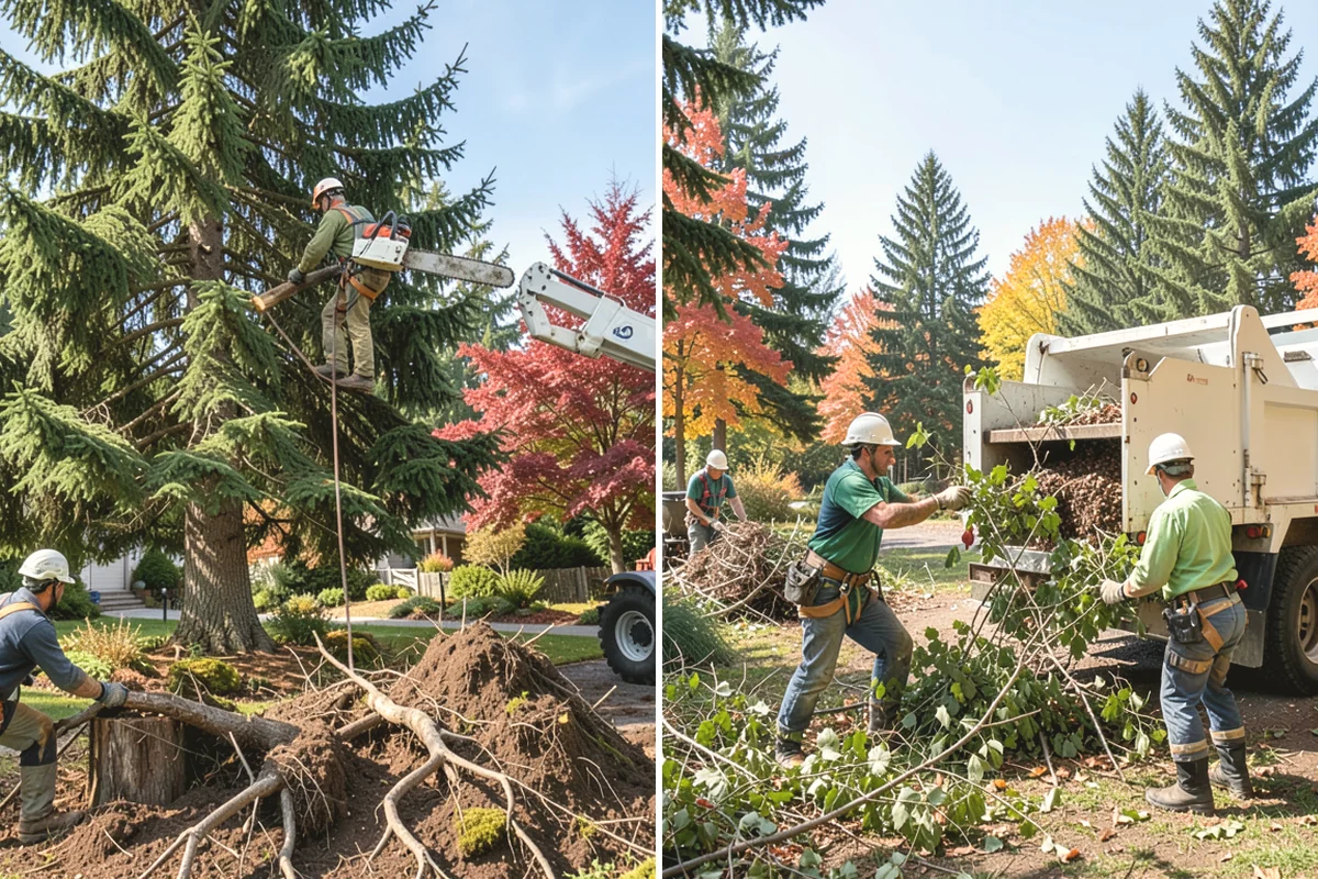 Emergency Tree Stabilization in Mercer Island, King County, WA - Assess structural defects and load paths