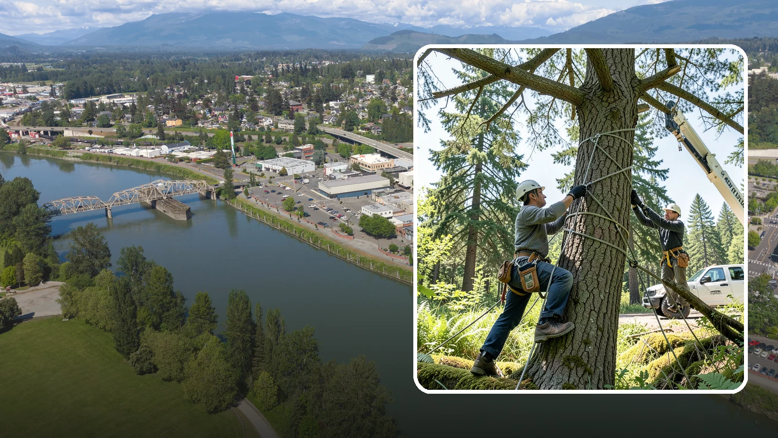 Emergency Tree Stabilization in Mount Vernon, Skagit County, WA - The urgent, temporary stabilization of a compromised or partially failed tree.