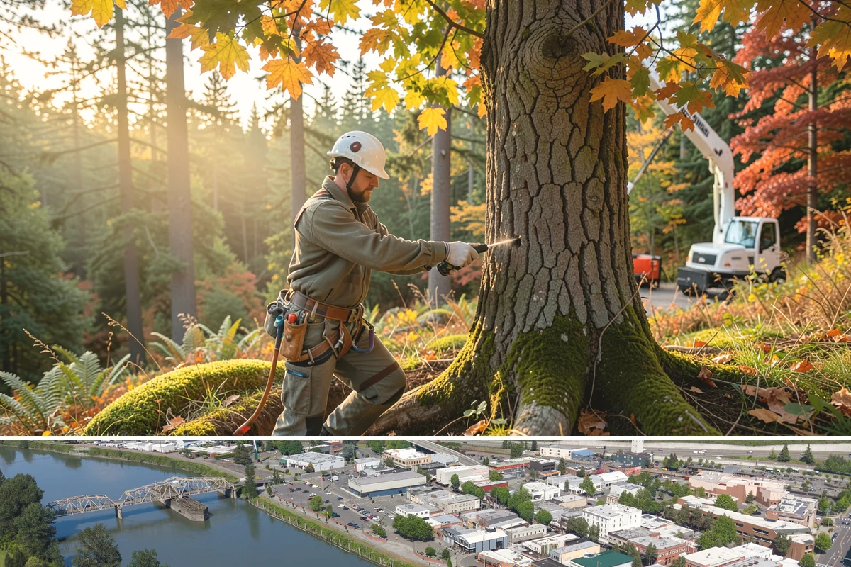 Emergency Tree Stabilization in Mount Vernon, Skagit County, WA - This urgent safety measure can be performed year-round in Puget Sound weather whenever a tree faces immediate risk of failure.