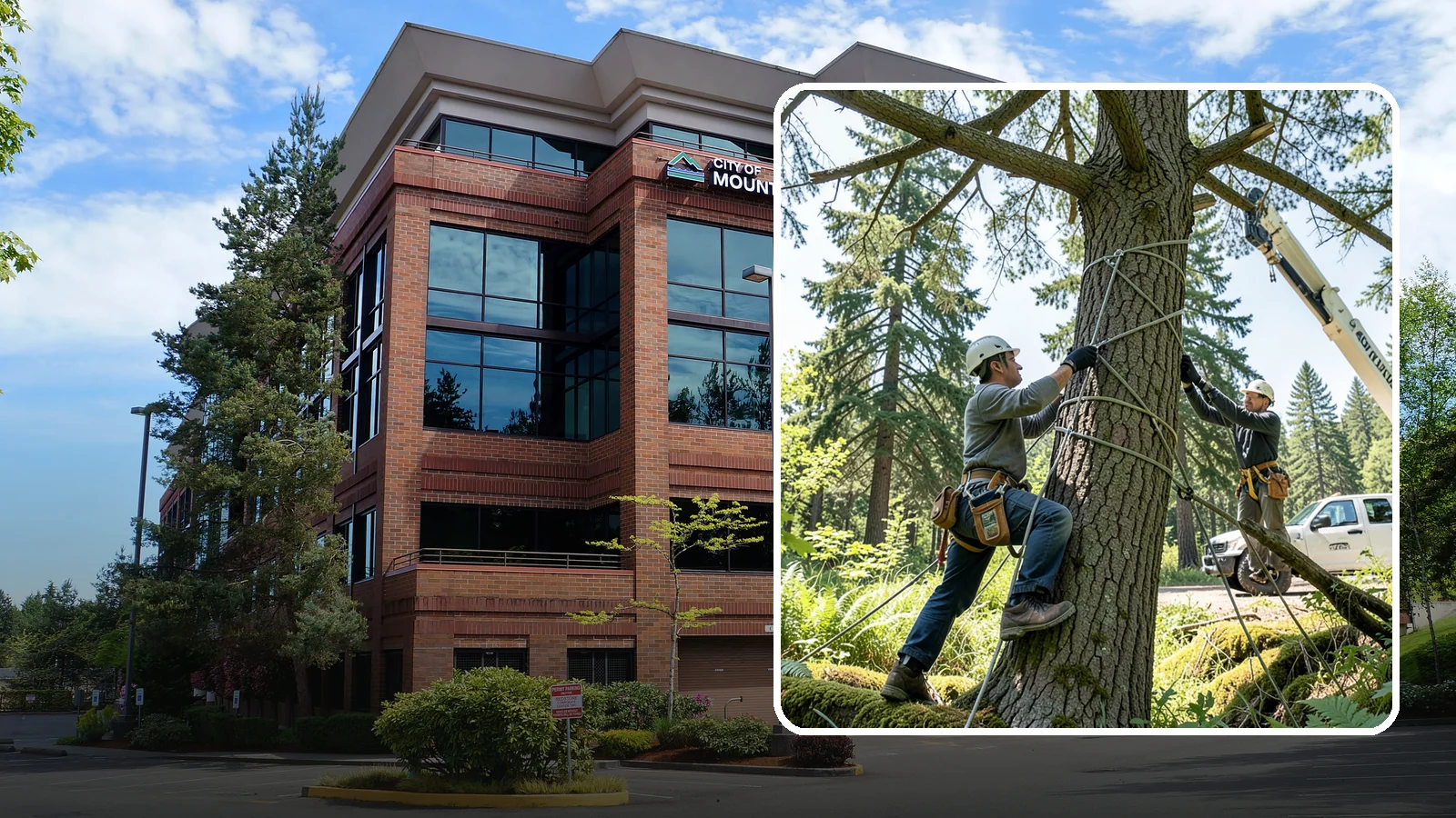 Emergency Tree Stabilization in Mountlake Terrace, Snohomish County, WA - The urgent, temporary stabilization of a compromised or partially failed tree.