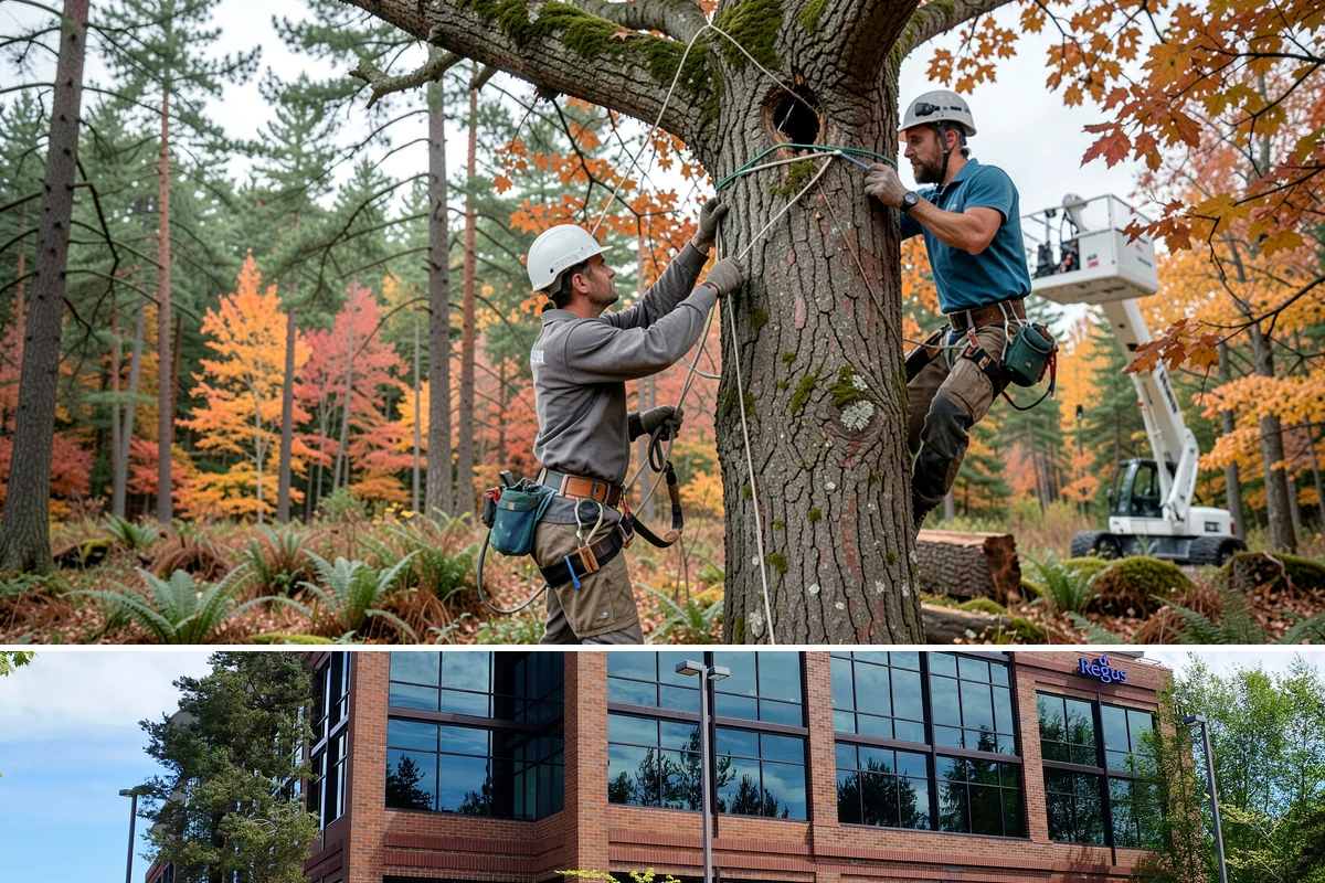 Emergency Tree Stabilization in Mountlake Terrace, Snohomish County, WA - This urgent safety measure can be performed year-round in Puget Sound weather whenever a tree faces immediate risk of failure.