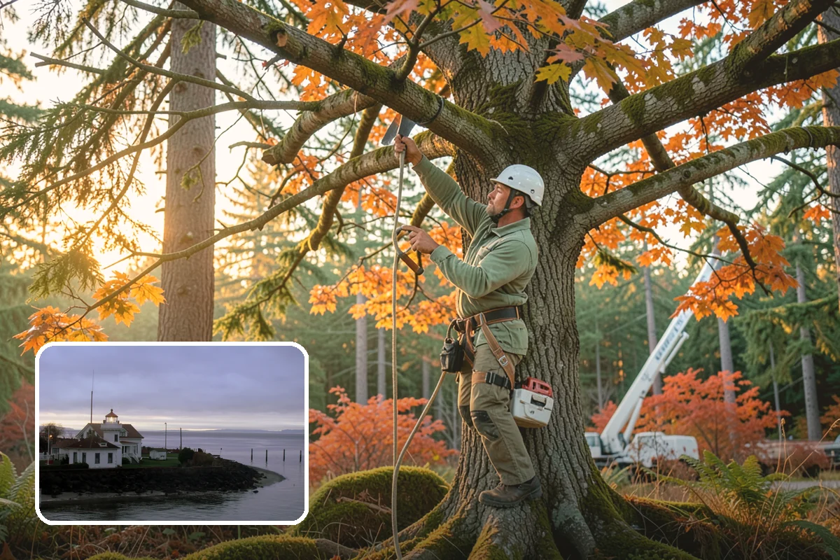 Emergency Tree Stabilization in Mukilteo, Snohomish County, WA - Reduces the risk of limb or stem failure