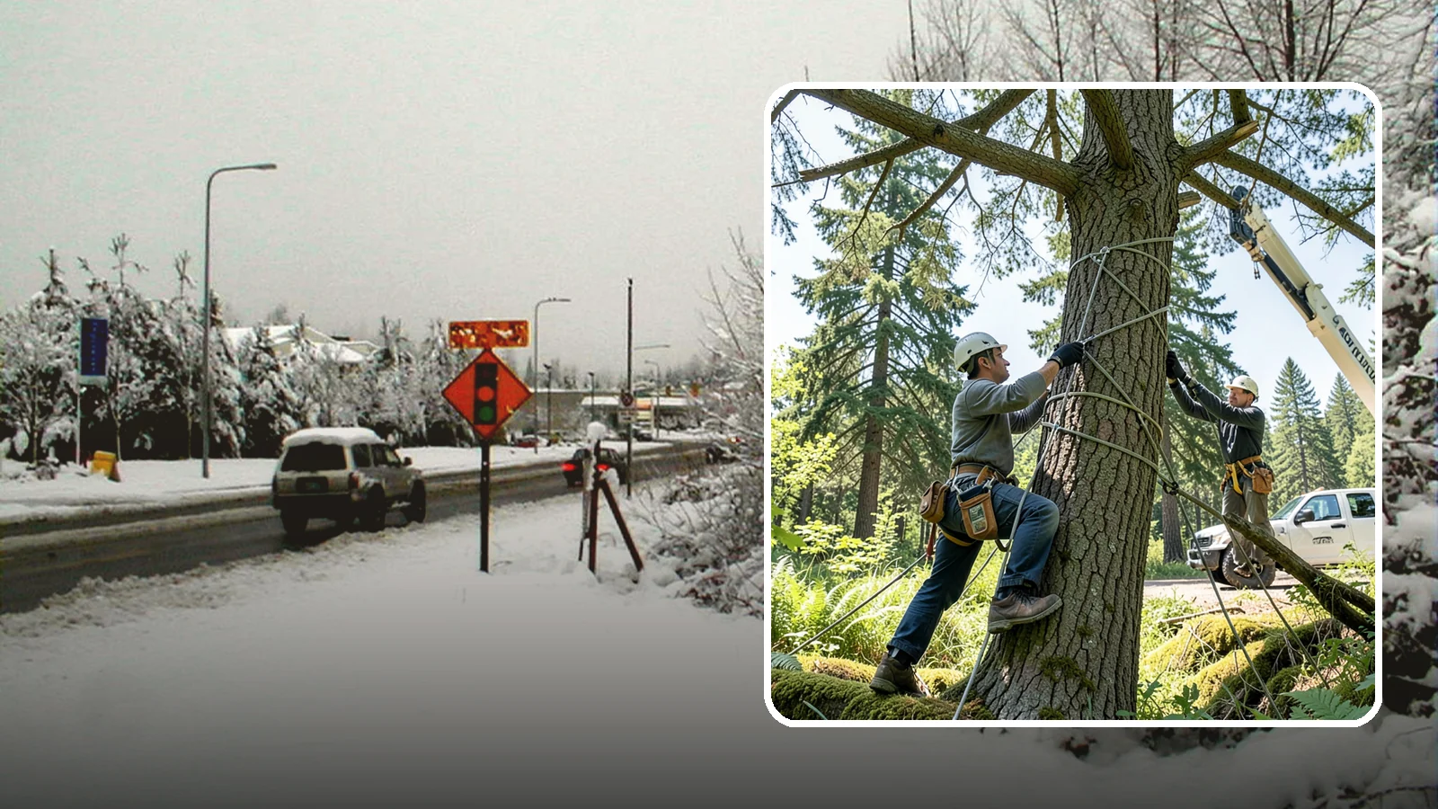 Emergency Tree Stabilization in Newcastle, King County, WA - The urgent, temporary stabilization of a compromised or partially failed tree.