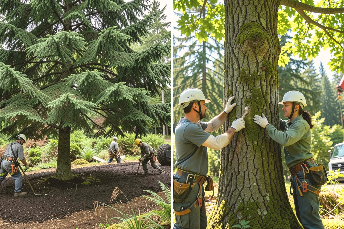 Emergency Tree Stabilization in Newcastle, King County, WA - Assess structural defects and load paths