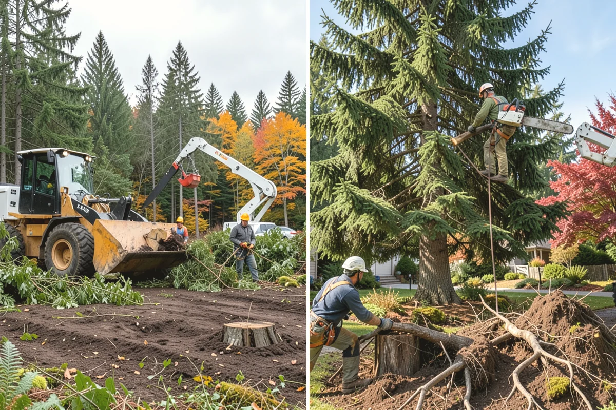 Emergency Tree Stabilization in North Bend, King County, WA - Assess structural defects and load paths
