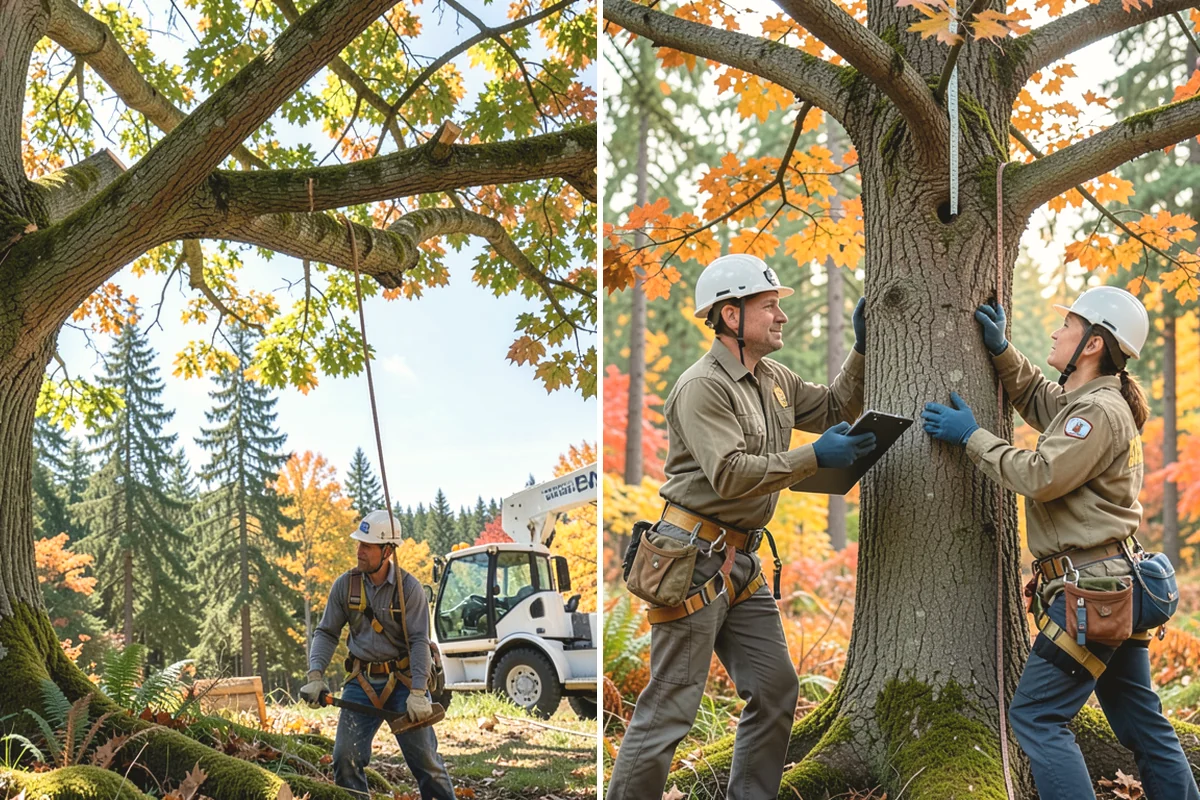 Emergency Tree Stabilization in Oak Harbor, Island County, WA - Assess structural defects and load paths