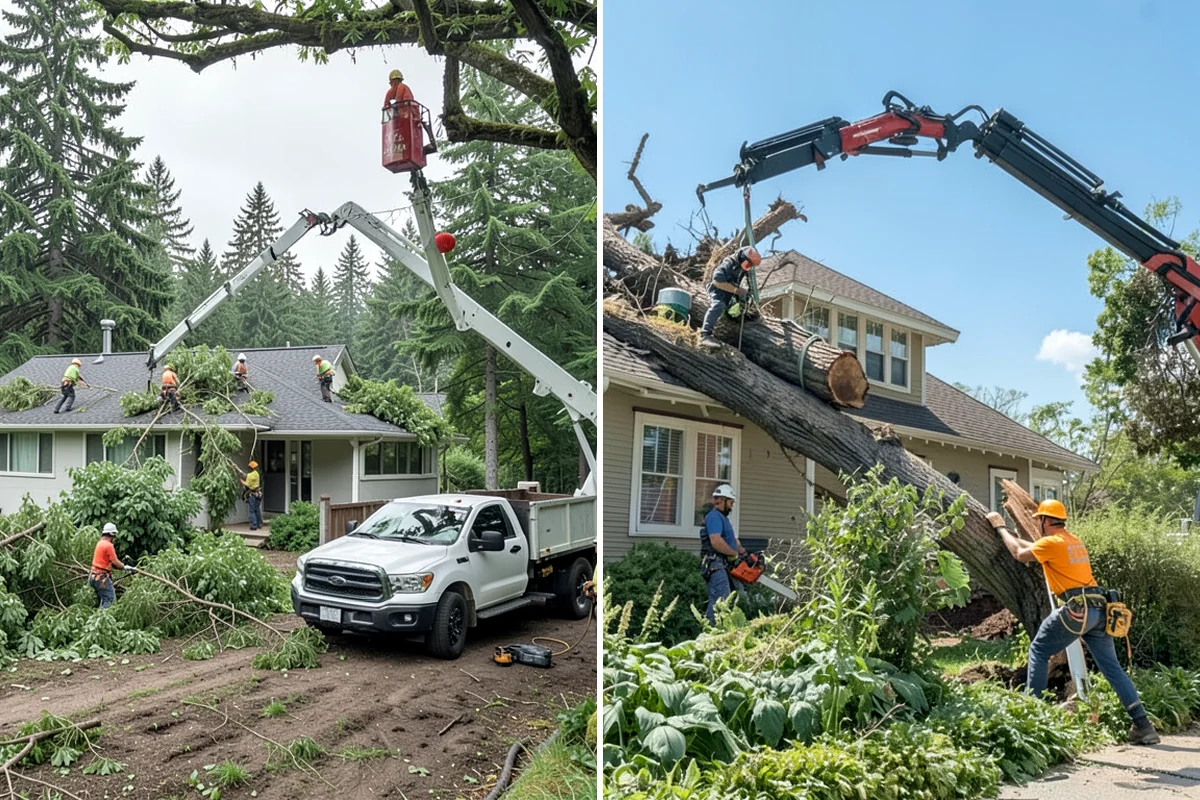 Emergency Tree Stabilization in Puyallup, Pierce County, WA - Assess structural defects and load paths