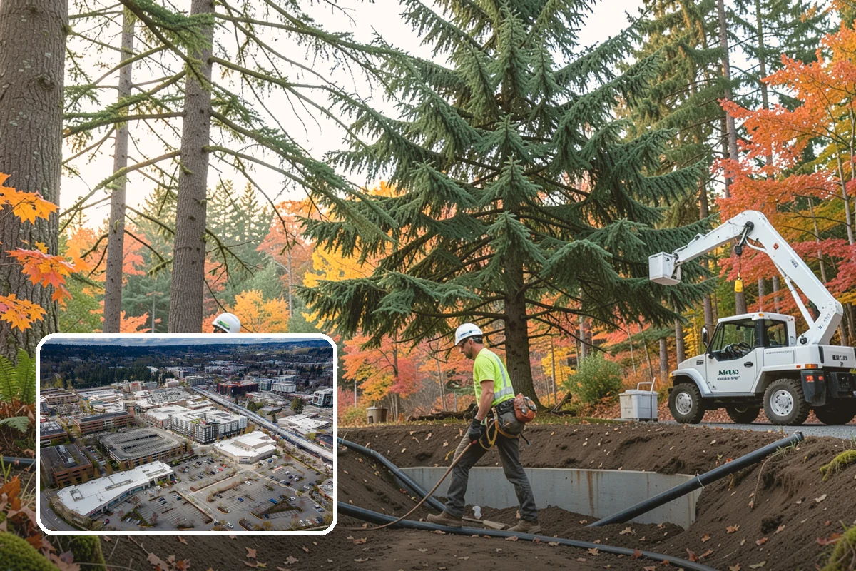 Emergency Tree Stabilization in Redmond, King County, WA - Reduces the risk of limb or stem failure