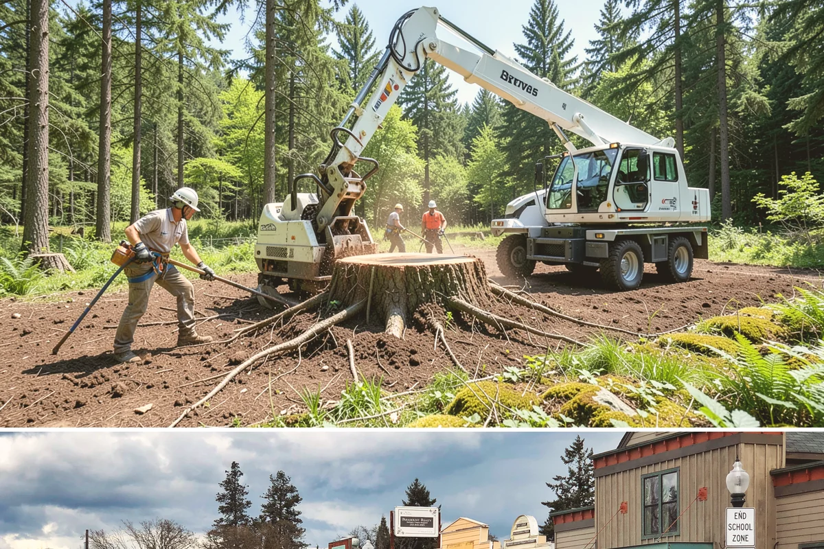Emergency Tree Stabilization in Roy, Pierce County, WA - This urgent safety measure can be performed year-round in Puget Sound weather whenever a tree faces immediate risk of failure.