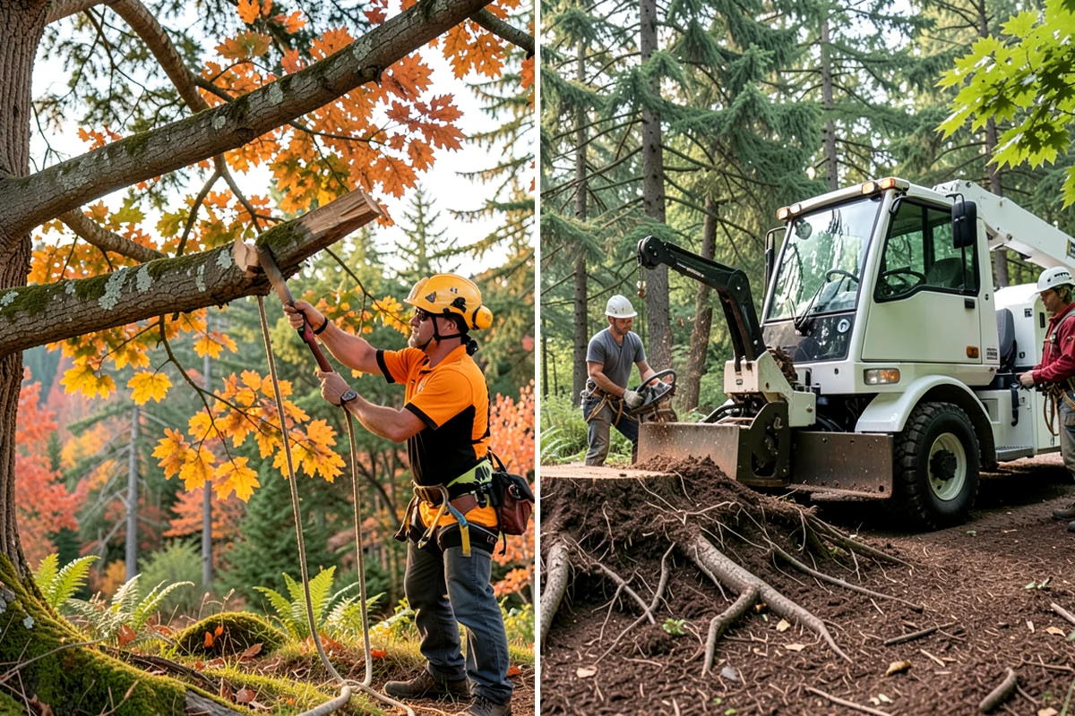 Emergency Tree Stabilization in Sedro-Woolley, Skagit County, WA - Assess structural defects and load paths