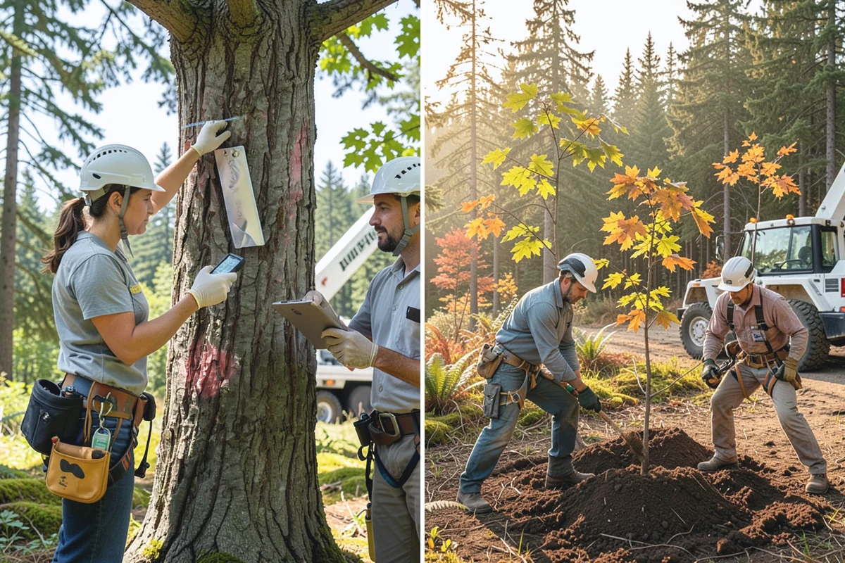 Emergency Tree Stabilization in Skykomish, King County, WA - Assess structural defects and load paths