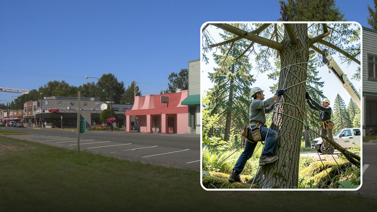 Emergency Tree Stabilization in Snoqualmie, King County, WA - The urgent, temporary stabilization of a compromised or partially failed tree.