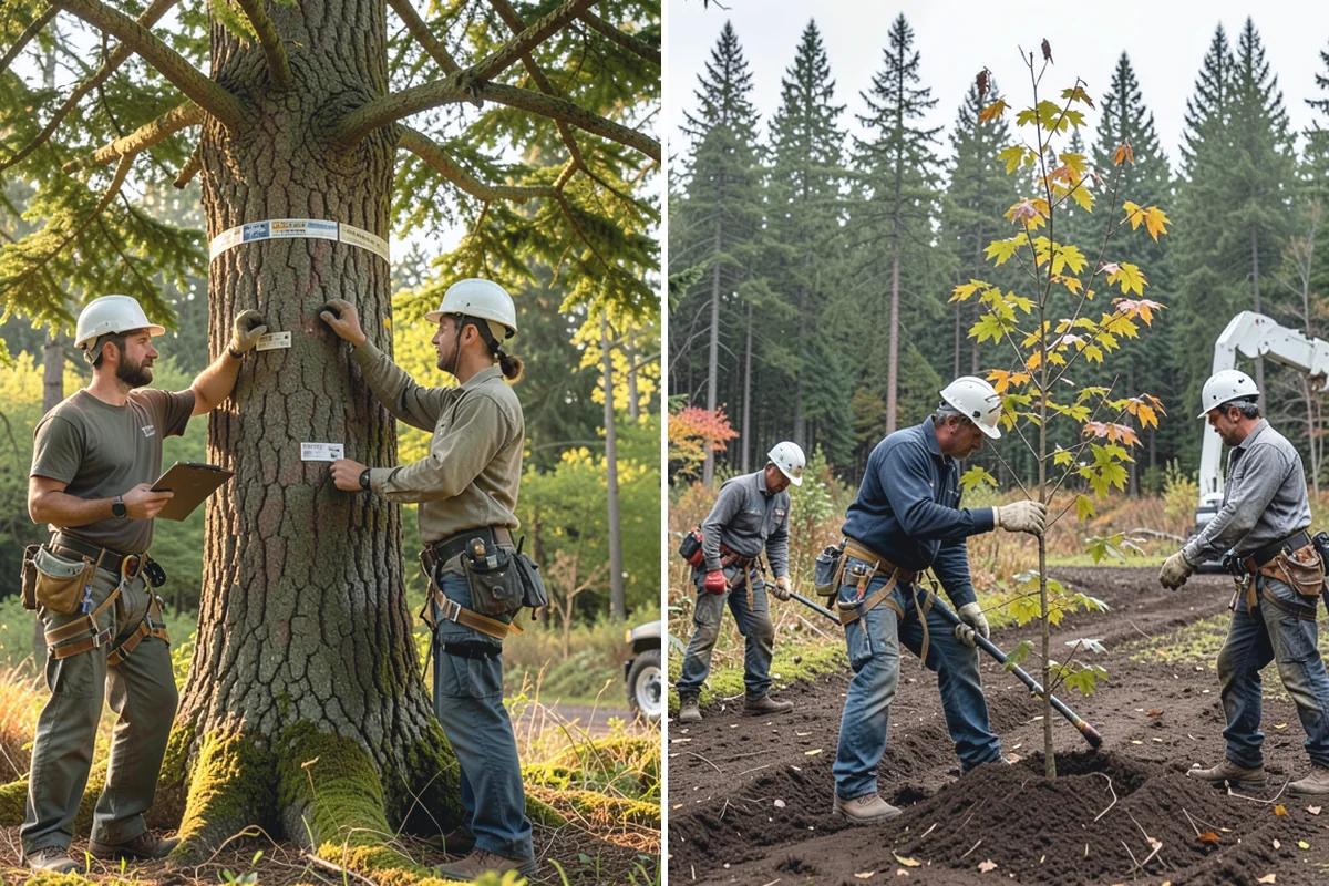 Emergency Tree Stabilization in Sumner, Pierce County, WA - Assess structural defects and load paths