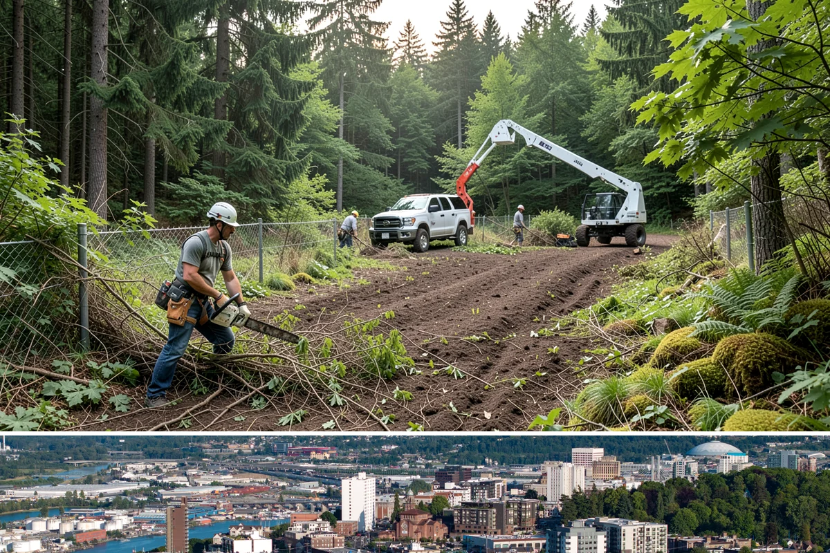 Emergency Tree Stabilization in Tacoma, Pierce County, WA - This urgent safety measure can be performed year-round in Puget Sound weather whenever a tree faces immediate risk of failure.