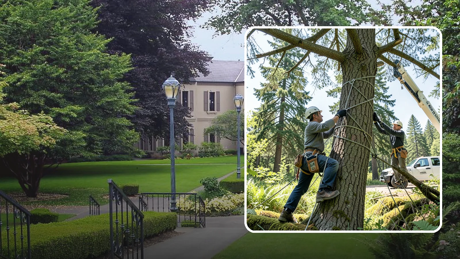 Emergency Tree Stabilization in Woodinville, King County, WA - The urgent, temporary stabilization of a compromised or partially failed tree.