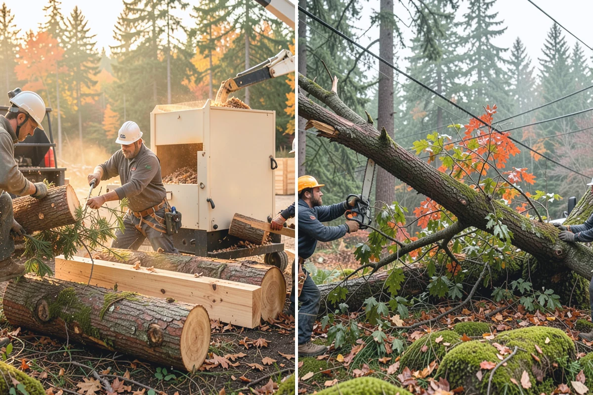 Emergency Tree Stabilization in Woodinville, King County, WA - Assess structural defects and load paths