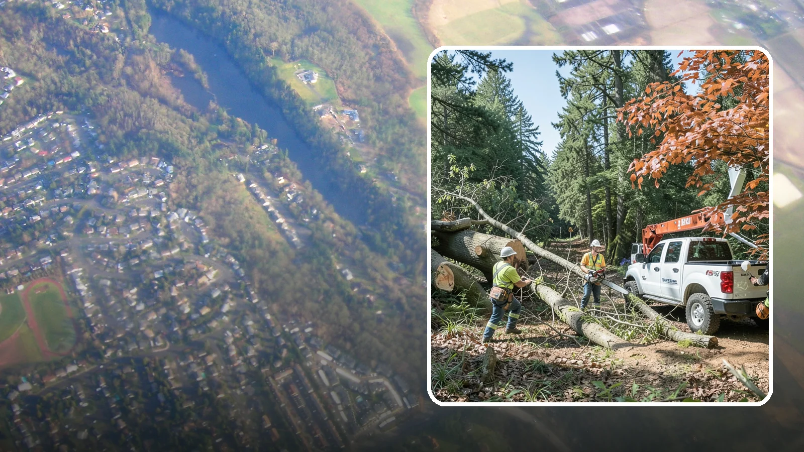 Fallen tree removal in Algona, King County, WA - The cleanup and removal of trees that have already fallen.