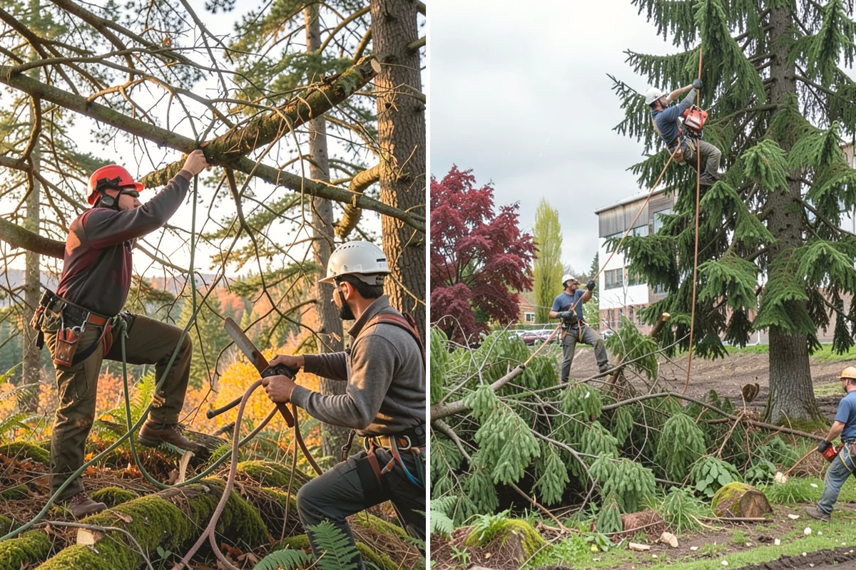 Fallen tree removal in Anacortes, Skagit County, WA - On-site assessment and hazard evaluation