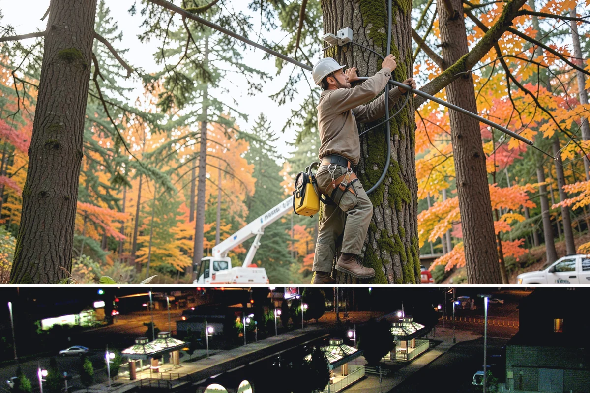 Fallen tree removal in Auburn, King County, WA - This service can be performed year-round in the Puget Sound climate but may require specialized rigging gear during wet seasons...