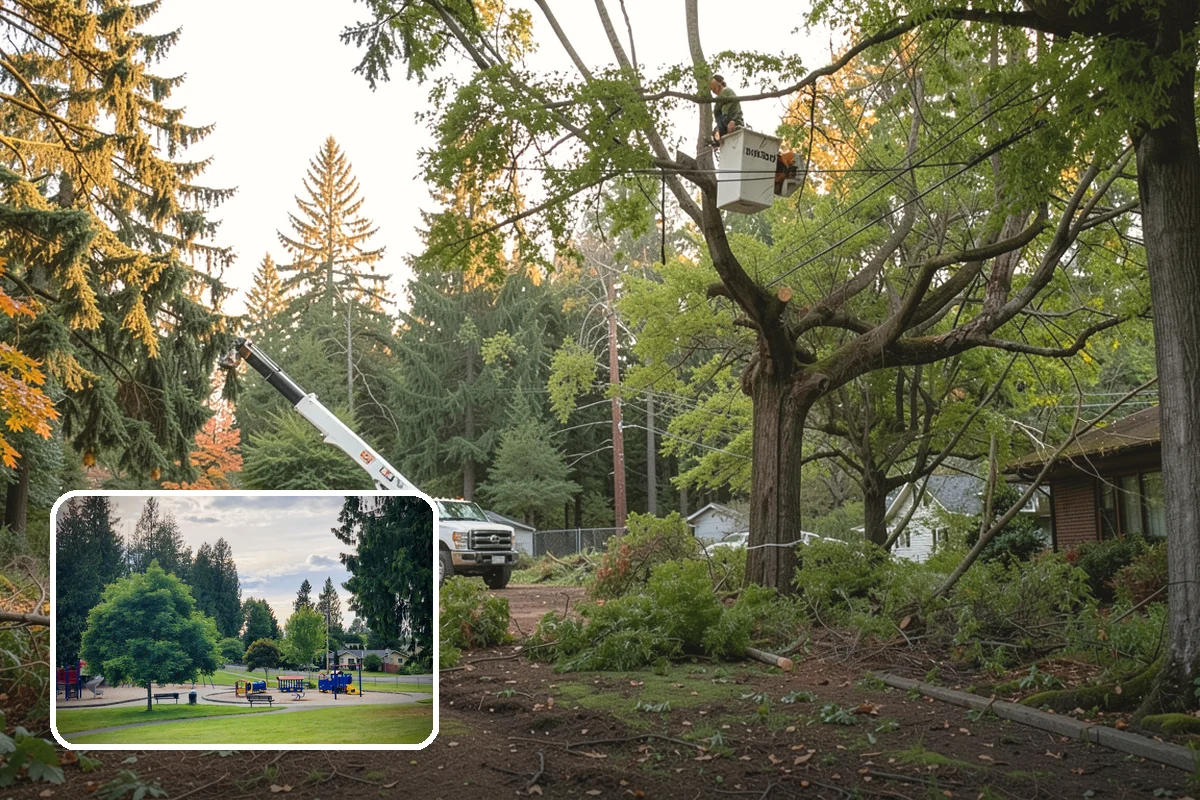 Fallen tree removal in Bonney Lake, Pierce County, WA - Removes safety hazards and reduces liability
