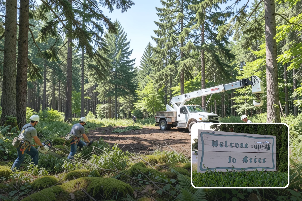 Fallen tree removal in Brier, Snohomish County, WA - Removes safety hazards and reduces liability