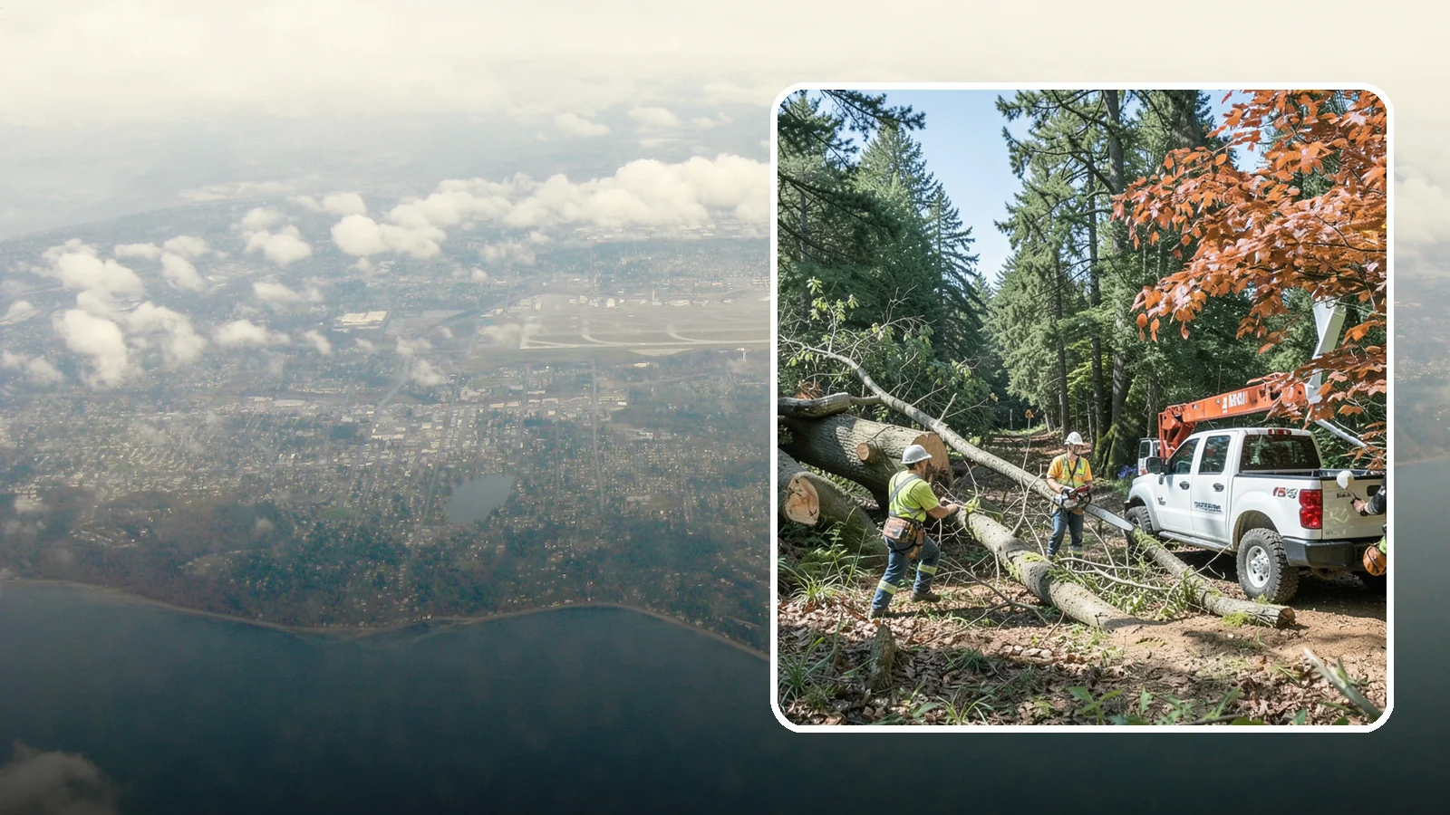Fallen tree removal in Burien, King County, WA - The cleanup and removal of trees that have already fallen.