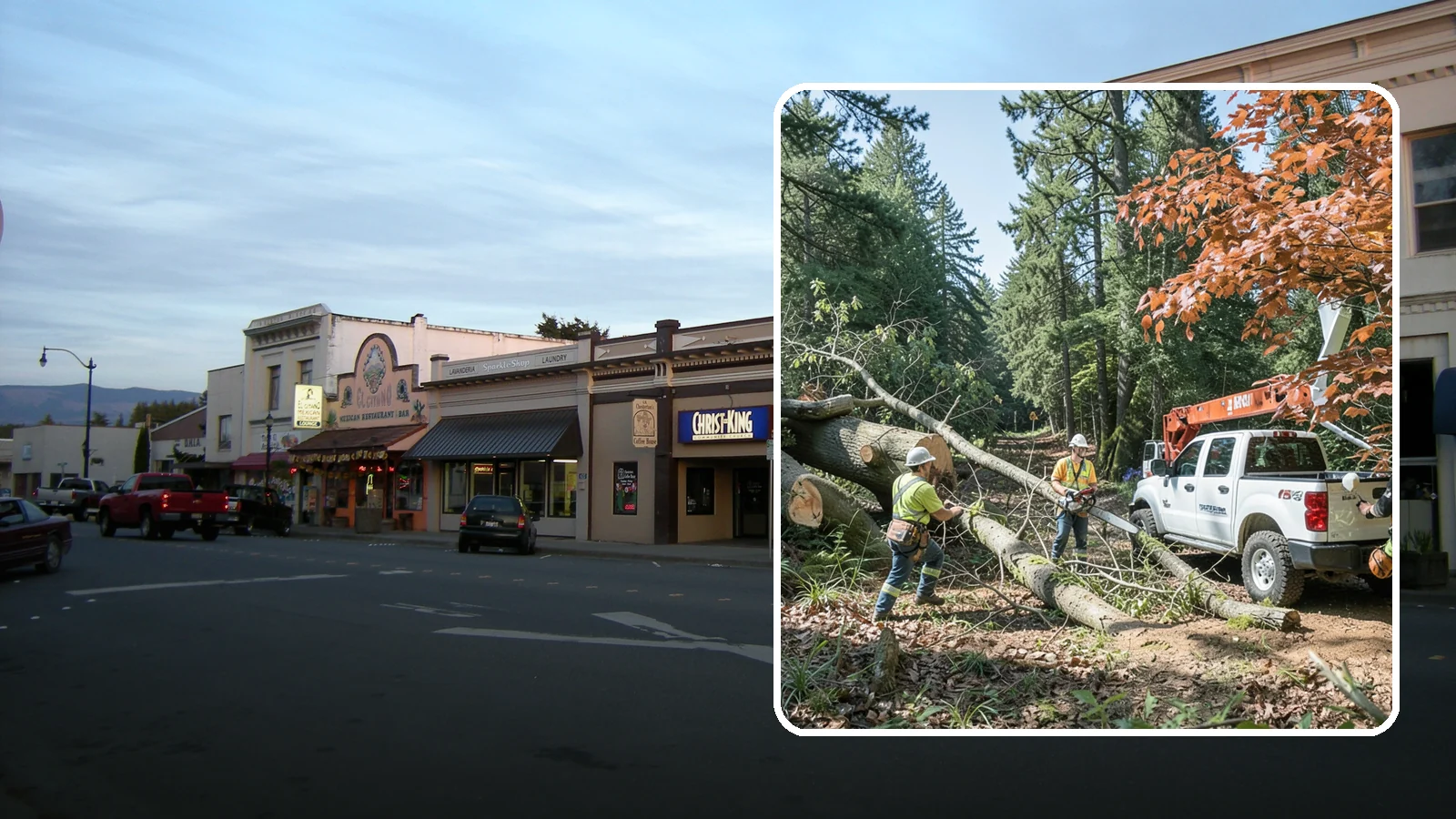 Fallen tree removal in Burlington, Skagit County, WA - The cleanup and removal of trees that have already fallen.