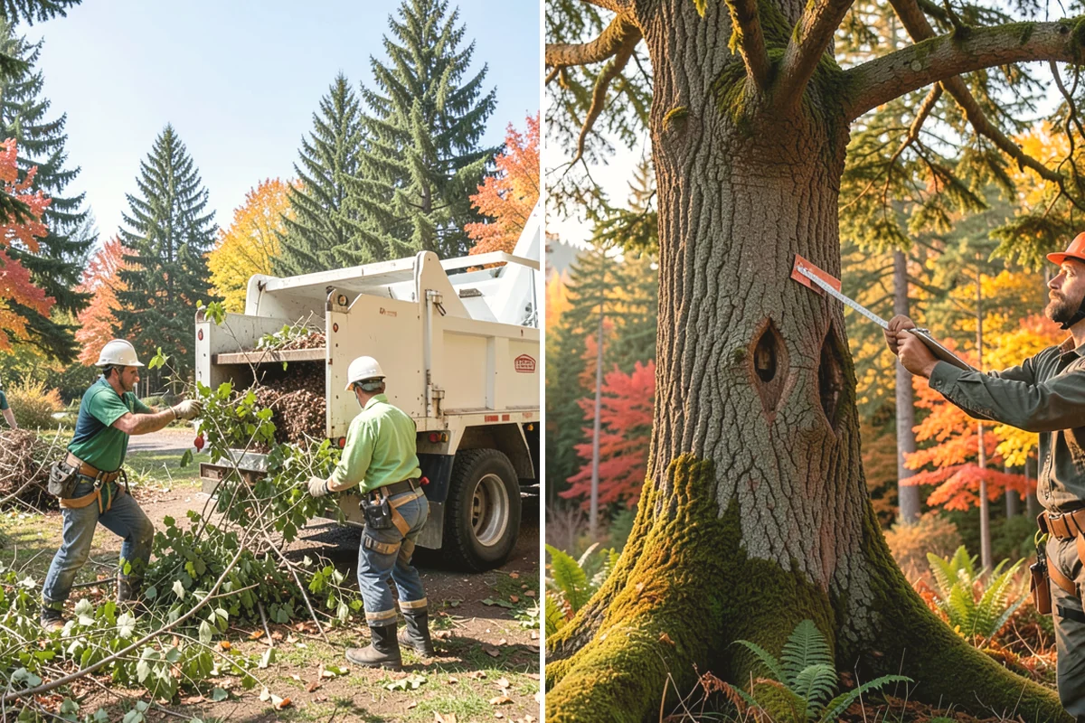 Fallen tree removal in Carnation, King County, WA - On-site assessment and hazard evaluation
