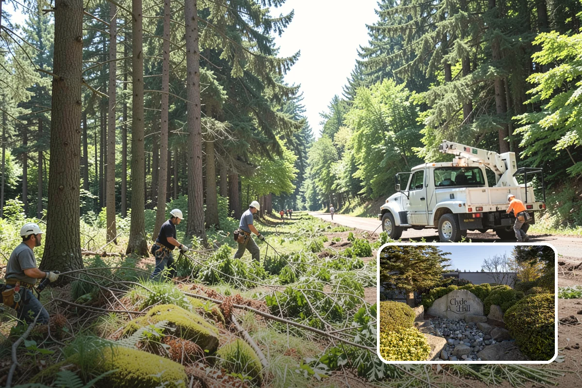 Fallen tree removal in Clyde Hill, King County, WA - Removes safety hazards and reduces liability