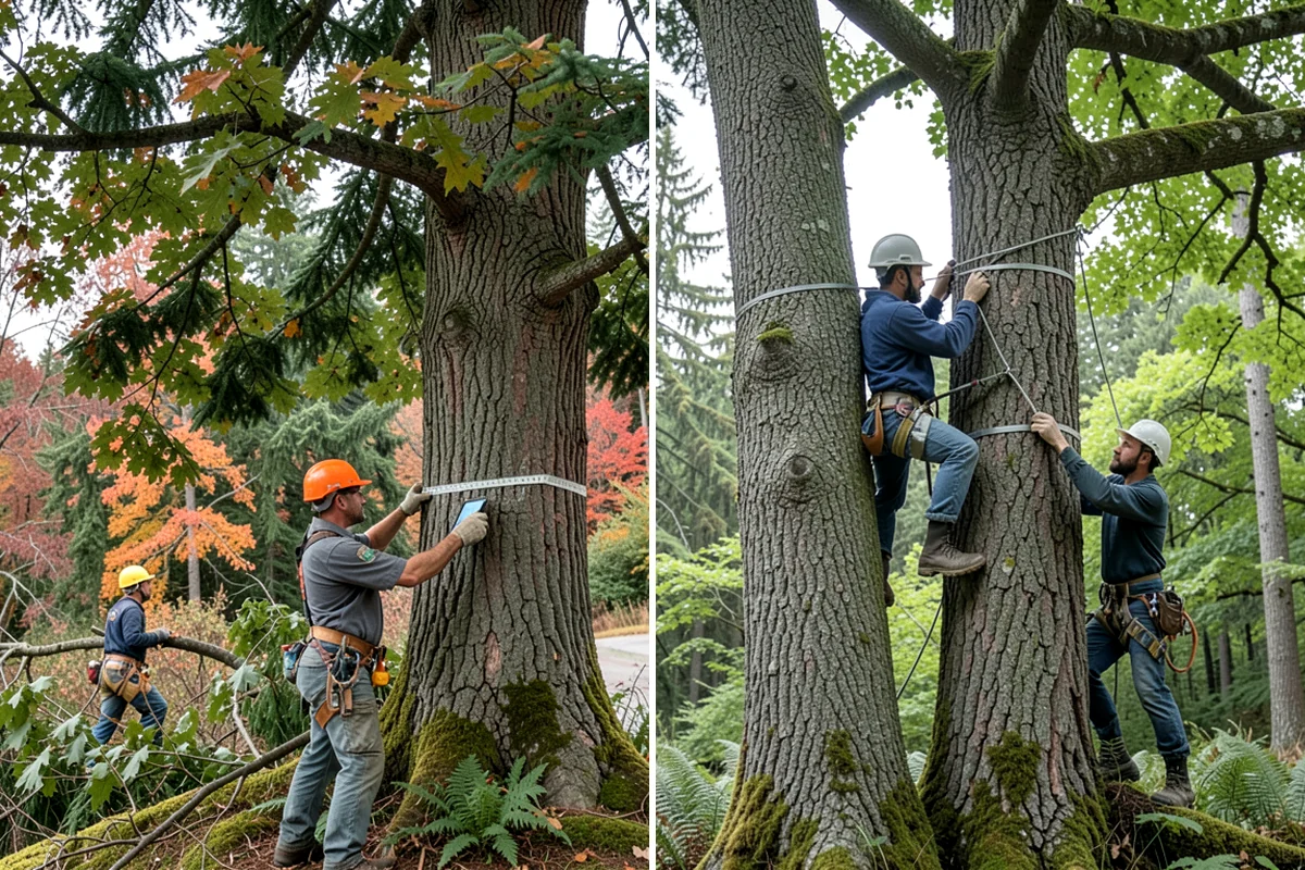 Fallen tree removal in Clyde Hill, King County, WA - On-site assessment and hazard evaluation