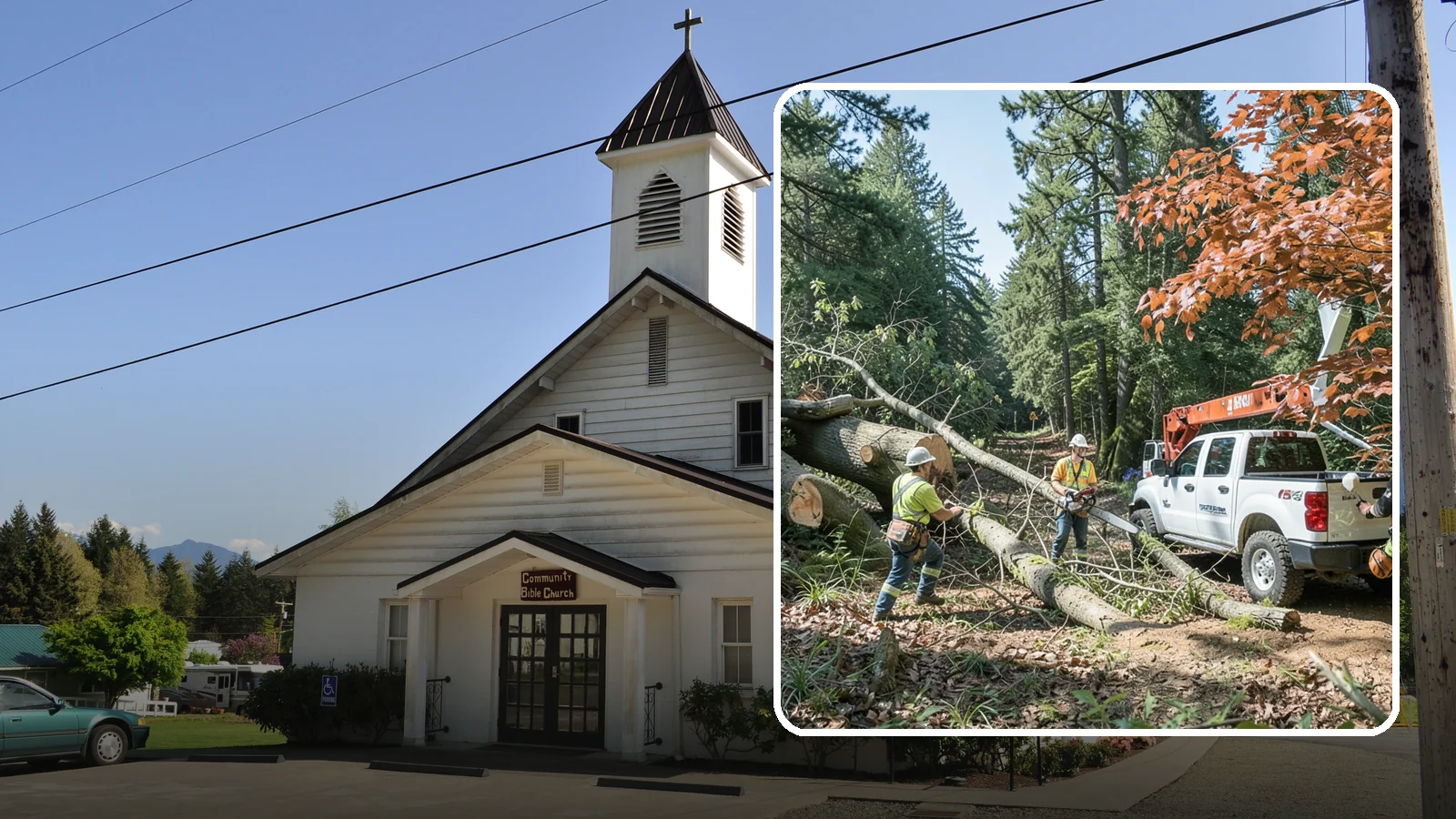 Fallen tree removal in Concrete, Skagit County, WA - The cleanup and removal of trees that have already fallen.