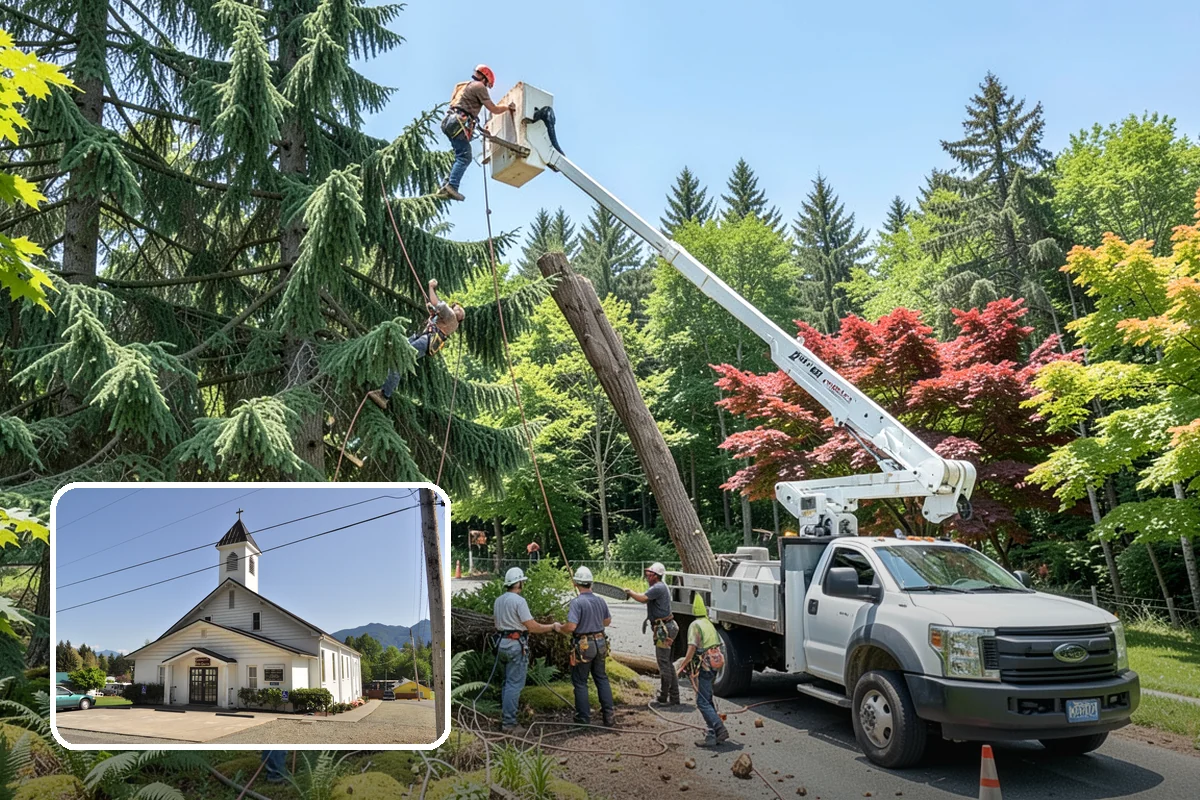 Fallen tree removal in Concrete, Skagit County, WA - Removes safety hazards and reduces liability