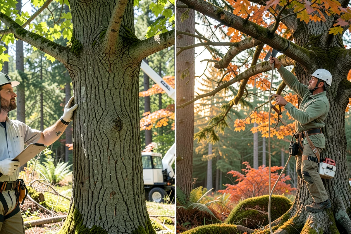 Fallen tree removal in Concrete, Skagit County, WA - On-site assessment and hazard evaluation