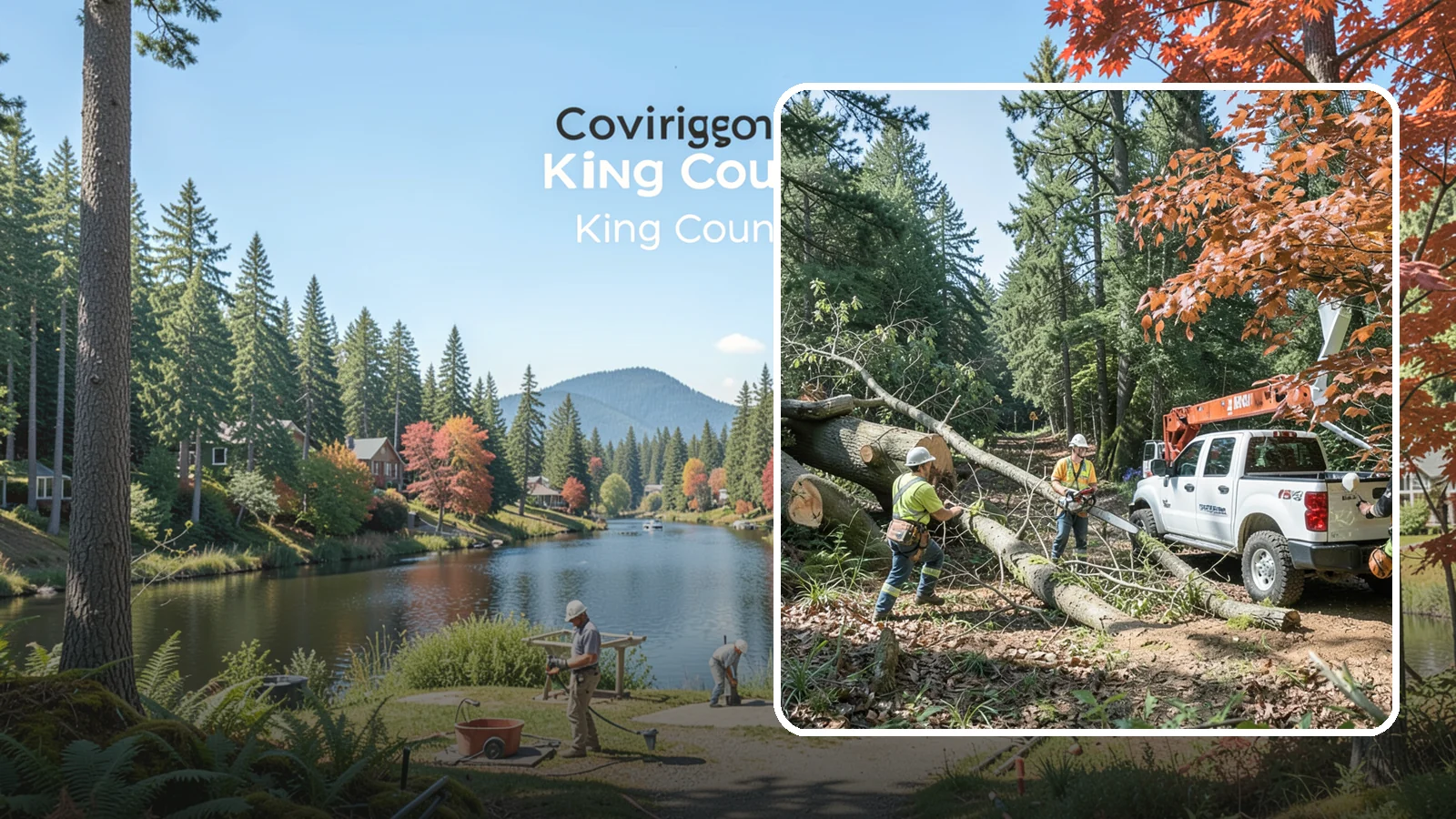 Fallen tree removal in Covington, King County, WA - The cleanup and removal of trees that have already fallen.