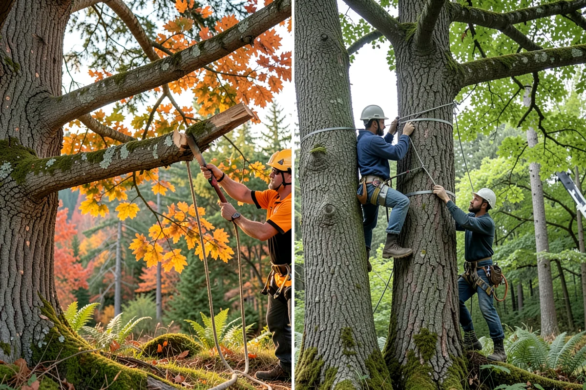 Fallen tree removal in DuPont, Pierce County, WA - On-site assessment and hazard evaluation