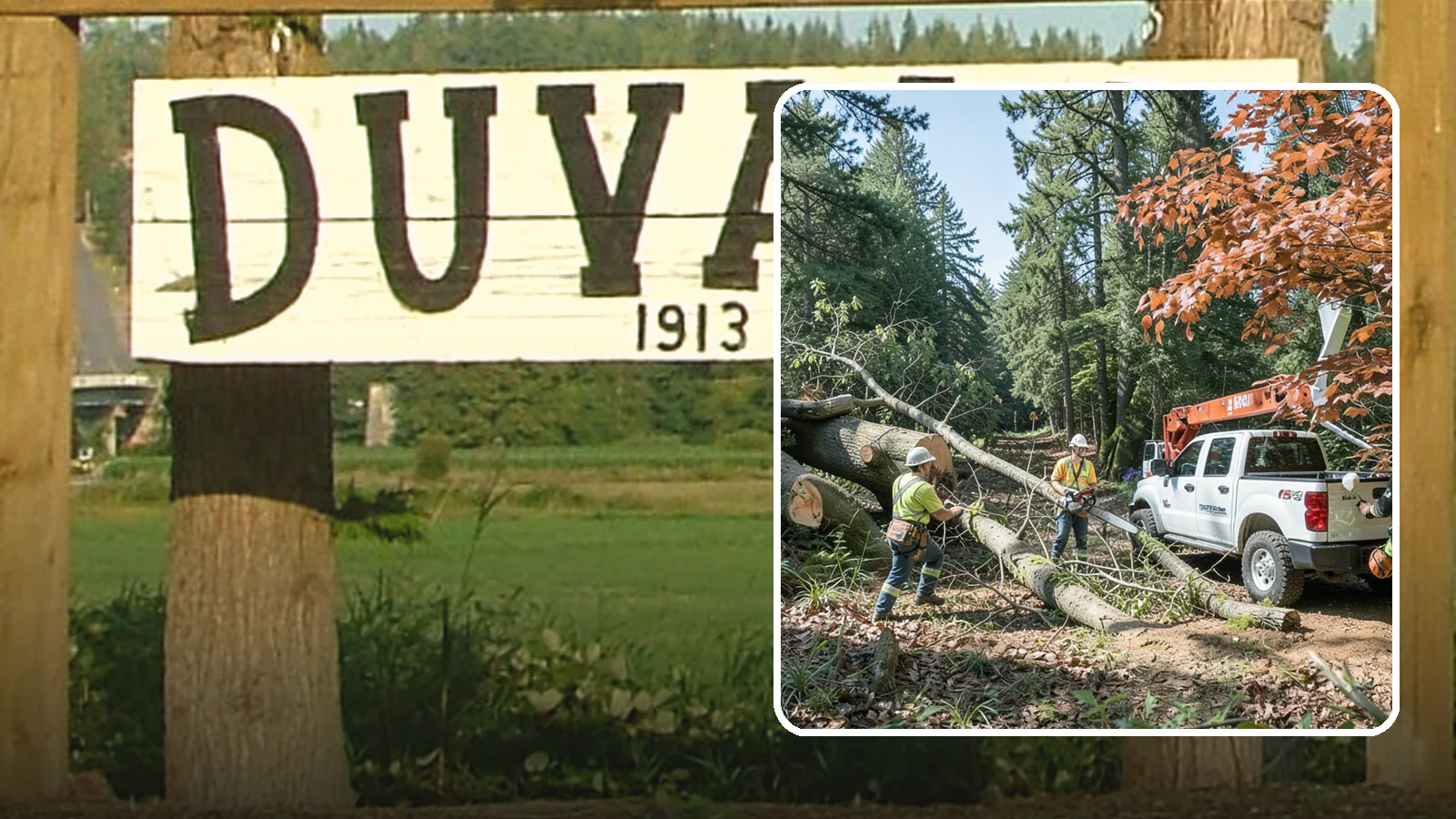 Fallen tree removal in Duvall, King County, WA - The cleanup and removal of trees that have already fallen.