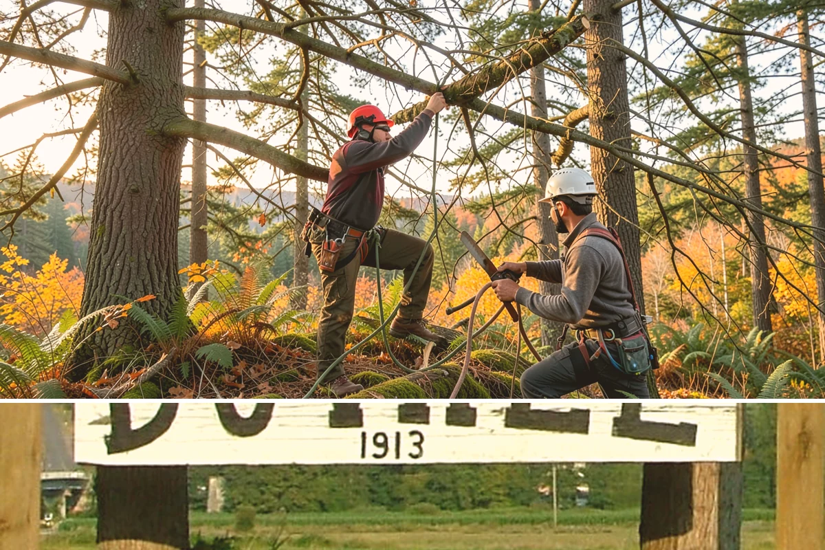Fallen tree removal in Duvall, King County, WA - This service can be performed year-round in the Puget Sound climate but may require specialized rigging gear during wet seasons...