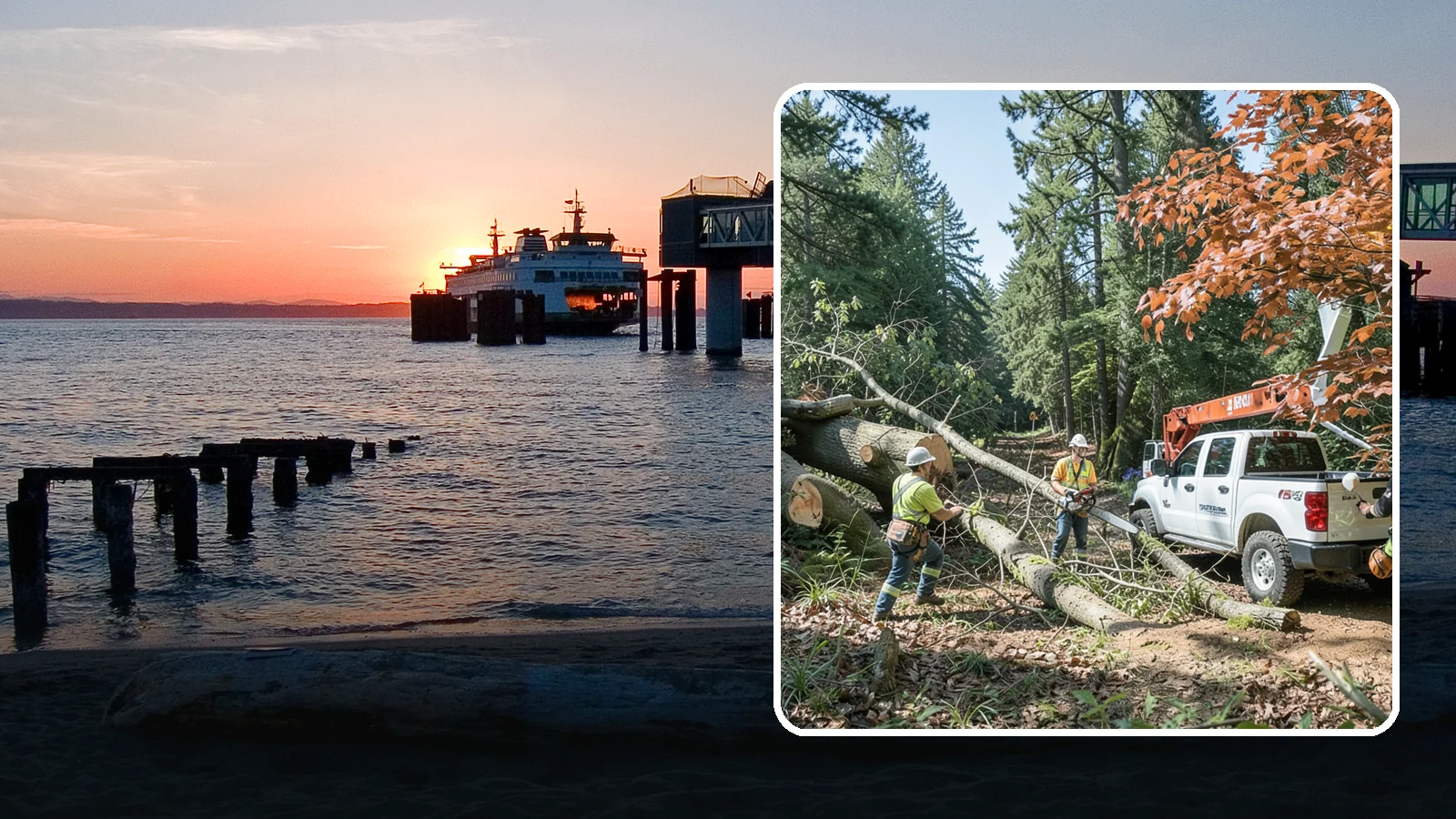 Fallen tree removal in Edmonds, Snohomish County, WA - The cleanup and removal of trees that have already fallen.