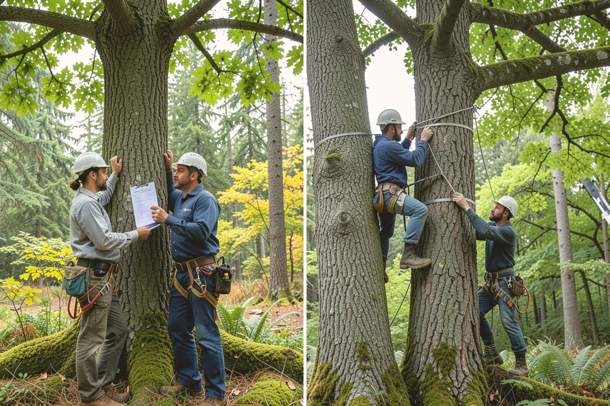 Fallen tree removal in Edmonds, Snohomish County, WA - On-site assessment and hazard evaluation