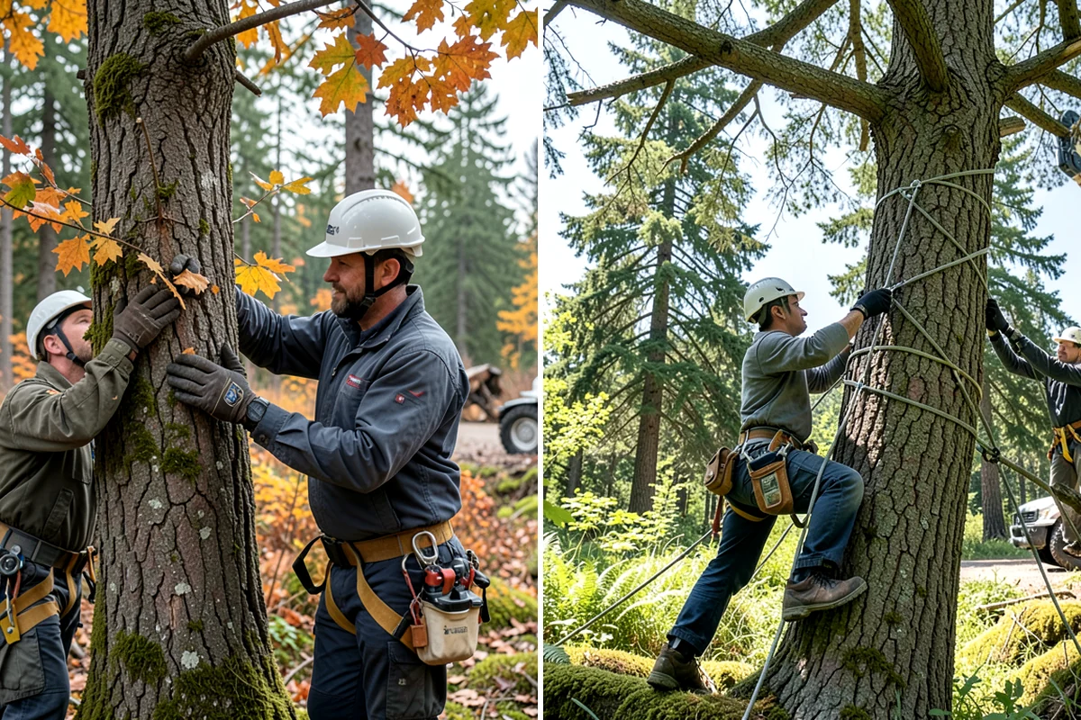Fallen tree removal in Everett, Snohomish County, WA - On-site assessment and hazard evaluation