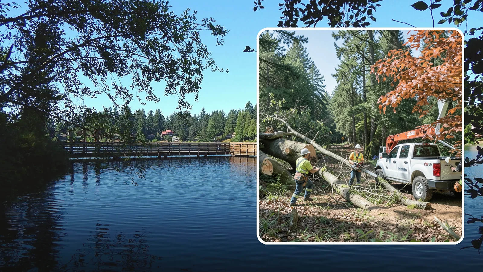 Fallen tree removal in Federal Way, King County, WA - The cleanup and removal of trees that have already fallen.